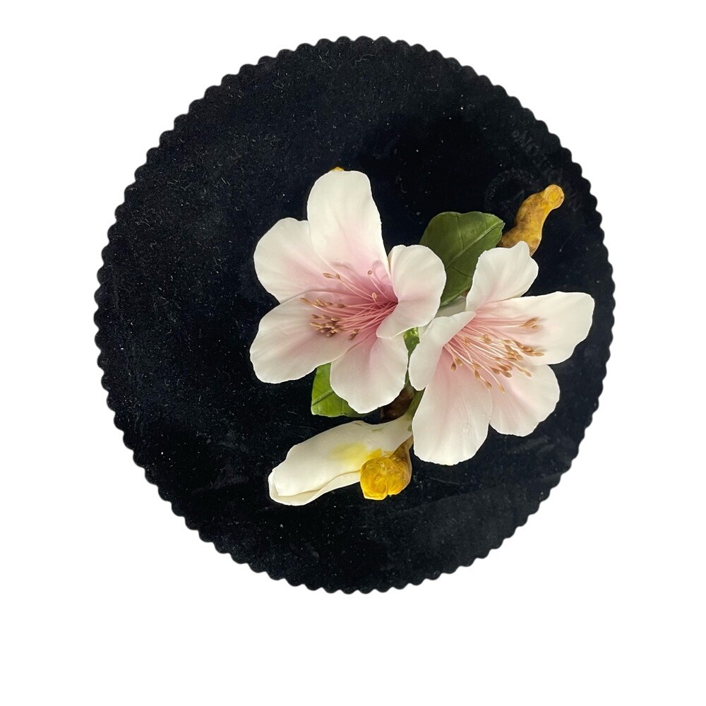 Napoleon‎ Cherry Blossom Flowers Made In Italy Fragile Porcelain Read